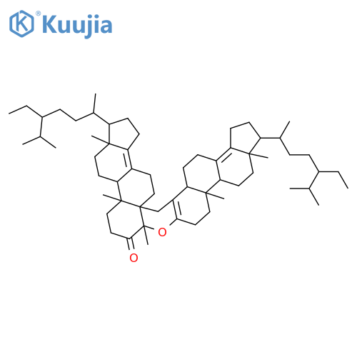 Biscyclopenta[5,6]naphtho[2,1-a:1',2'-k]xanthen-8(8aH)-one,3,14-bis[(1R,4S)-4-ethyl-1,5-dimethylhexyl]-1,2,3,3a,4,5,5a,5b,6,7,10,11,11a,11b,12,13,13a,14,15,16,17,18,18a,19,20,21-hexacosahydro-3a,5b,8a,11a,13a-pentamethyl-,(3R,3aR,5aS,5bR,8aR,11aR,11bR,13aR,14R,18aR,19aR)-(9CI) structure