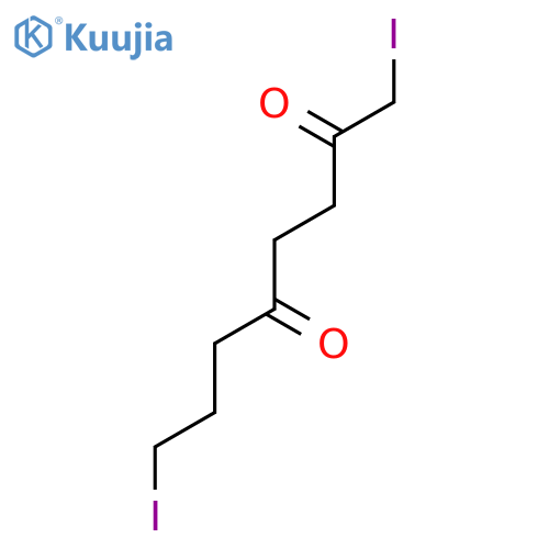 2,5-Octanedione, 1,8-diiodo- structure