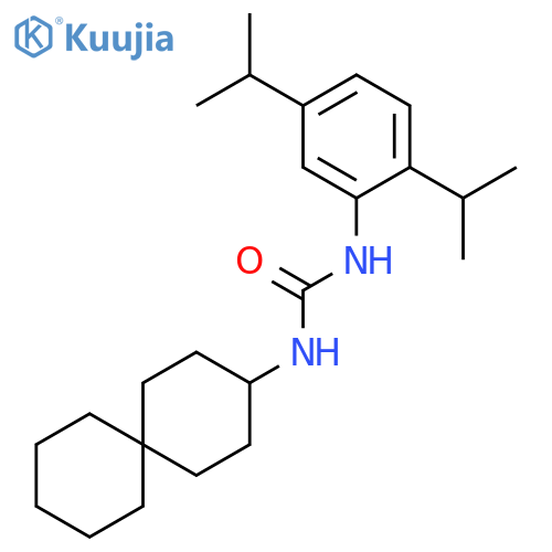 UREA, N-[2,5-BIS(1-METHYLETHYL)PHENYL]-N'-SPIRO[5.5]UNDEC-3-YL- structure