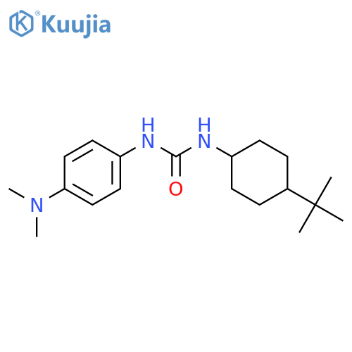 Urea, N-[4-(dimethylamino)phenyl]-N'-[4-(1,1-dimethylethyl)cyclohexyl]- structure