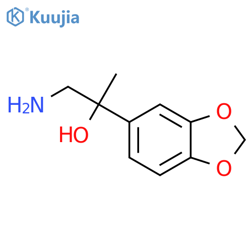 1-Amino-2-(1,3-benzodioxol-5-yl)propan-2-ol structure