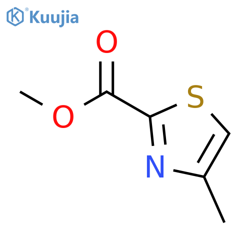 Methyl 4-methylthiazole-2-carboxylate structure