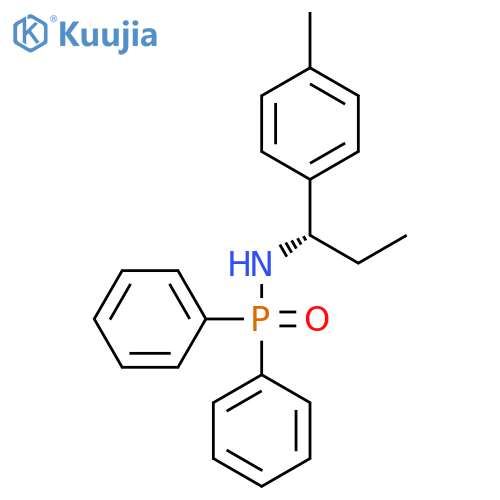 Phosphinic amide, N-[(1S)-1-(4-methylphenyl)propyl]-P,P-diphenyl- structure