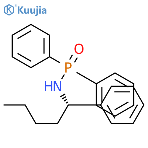 PHOSPHINIC AMIDE, P,P-DIPHENYL-N-[(1S)-1-PHENYLPENTYL]- structure