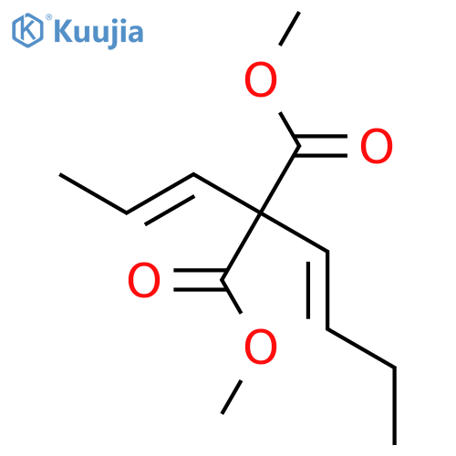 PROPANEDIOIC ACID, 2-BUTENYL-2-PROPENYL-, DIMETHYL ESTER structure