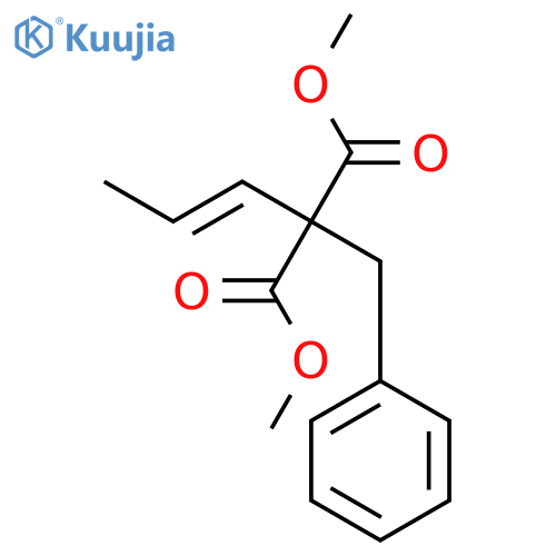 Propanedioic acid, (phenylmethyl)-2-propenyl-, dimethyl ester structure
