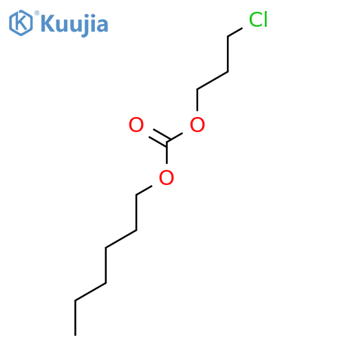 Carbonic acid, 3-chloropropyl hexyl ester structure