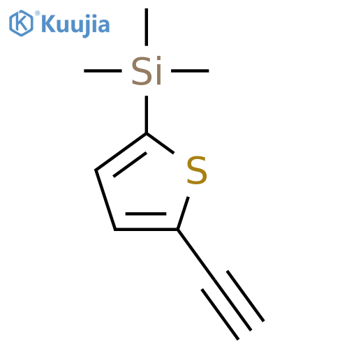 Silane, (5-ethynyl-2-thienyl)trimethyl- structure