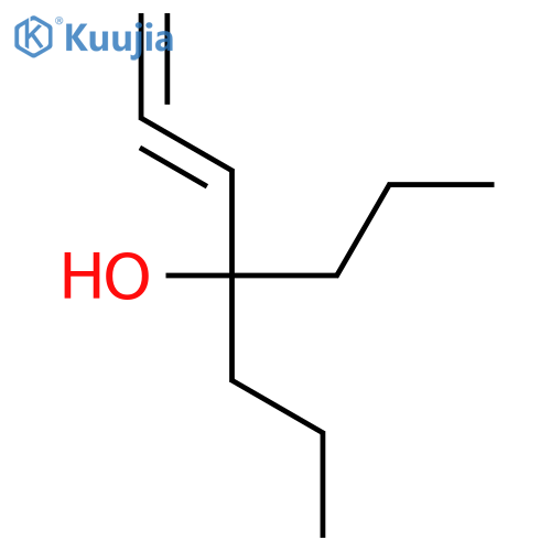 1,2-Heptadien-4-ol, 4-propyl- structure