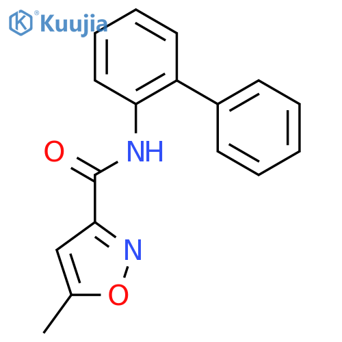 3-Isoxazolecarboxamide,N-[1,1'-biphenyl]-2-yl-5-methyl- structure