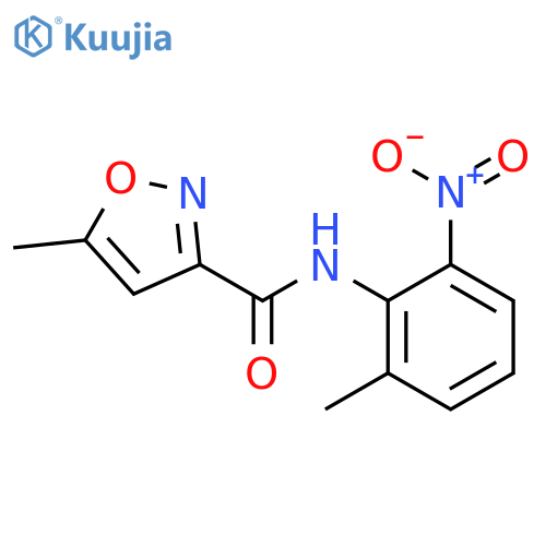 3-Isoxazolecarboxamide,5-methyl-N-(2-methyl-6-nitrophenyl)- structure
