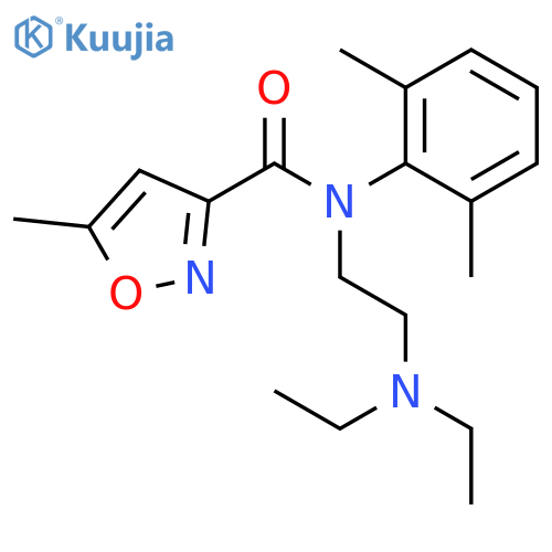 3-Isoxazolecarboxamide,N-[2-(diethylamino)ethyl]-N-(2,6-dimethylphenyl)-5-methyl- structure
