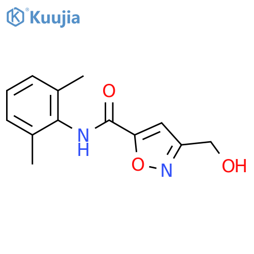 5-Isoxazolecarboxamide,N-(2,6-dimethylphenyl)-3-(hydroxymethyl)- structure