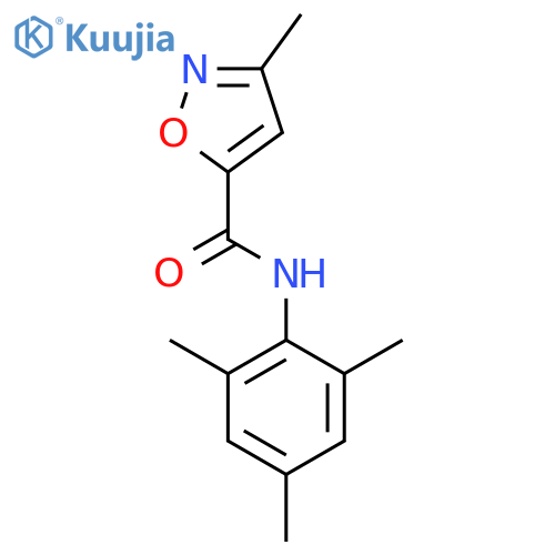 5-Isoxazolecarboxamide,3-methyl-N-(2,4,6-trimethylphenyl)- structure