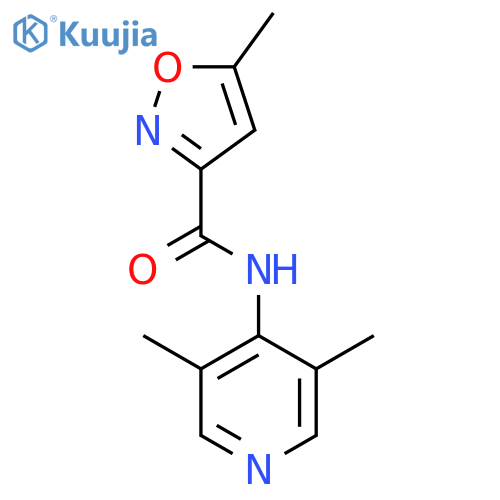 3-Isoxazolecarboxamide,N-(3,5-dimethyl-4-pyridinyl)-5-methyl- structure
