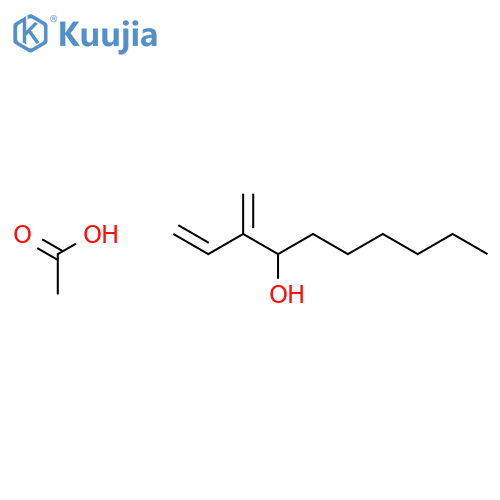 1-Decen-4-ol, 3-methylene-, acetate structure