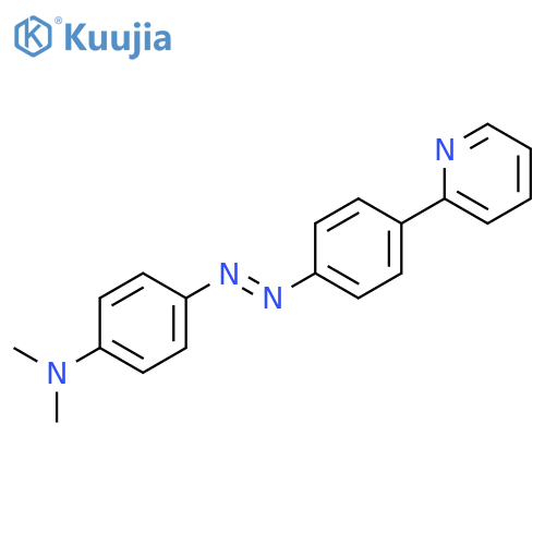 Benzenamine, N,N-dimethyl-4-[[4-(2-pyridinyl)phenyl]azo]- structure