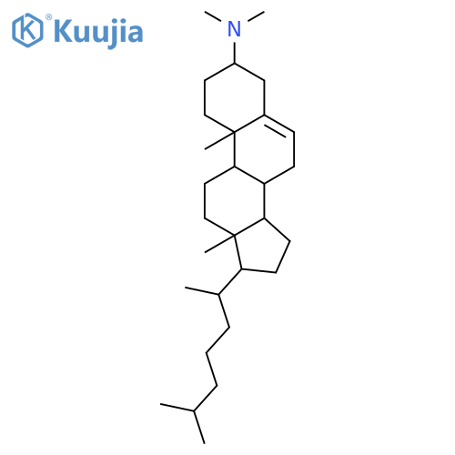 Cholest-5-en-3-amine,N,N-dimethyl-, (3b)-(9CI) structure