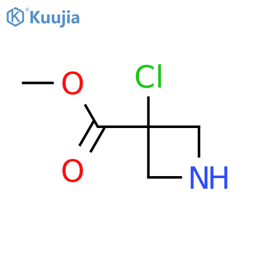Methyl 3-chloroazetidine-3-carboxylate structure