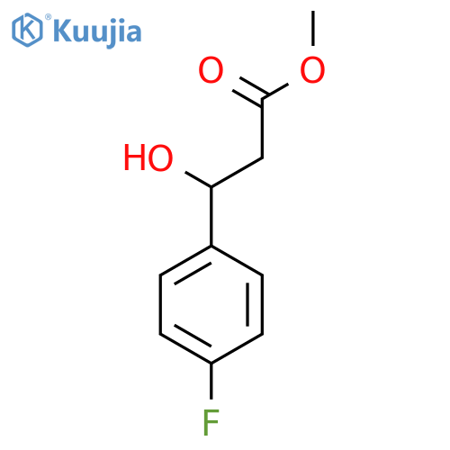 methyl 3-(4-fluorophenyl)-3-hydroxypropanoate structure