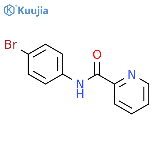 N-(4-bromophenyl)pyridine-2-carboxamide structure