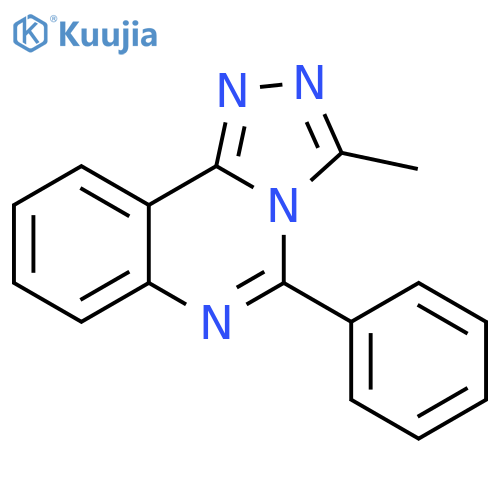 1,2,4-Triazolo[4,3-c]quinazoline, 3-methyl-5-phenyl- structure