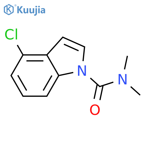 1H-Indole-1-carboxamide, 4-chloro-N,N-dimethyl- structure