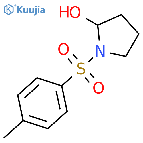 2-Pyrrolidinol, 1-[(4-methylphenyl)sulfonyl]-, (±)- structure