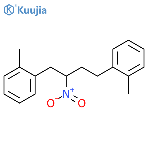 Benzene, 1,1'-(2-nitro-1,4-butanediyl)bis[2-methyl- structure