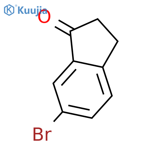 6-bromo-2,3-dihydro-1H-inden-1-one structure