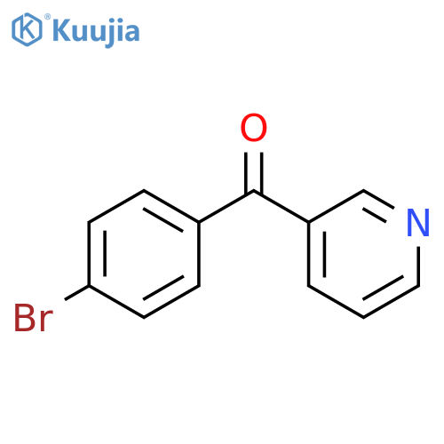 (4-Bromophenyl)(pyridin-3-yl)methanone structure