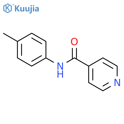 4-Pyridinecarboxamide, N-(4-methylphenyl)- structure