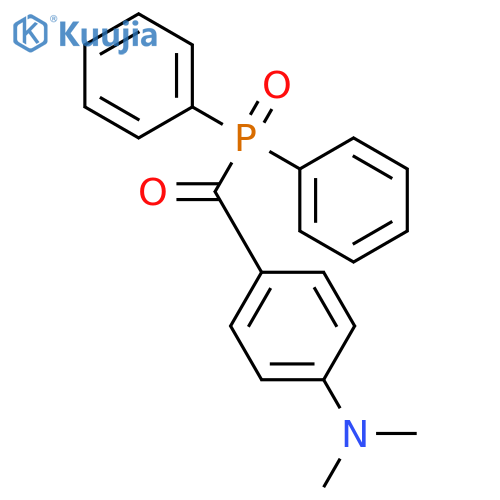 Benzenamine, 4-[(diphenylphosphinyl)carbonyl]-N,N-dimethyl- structure