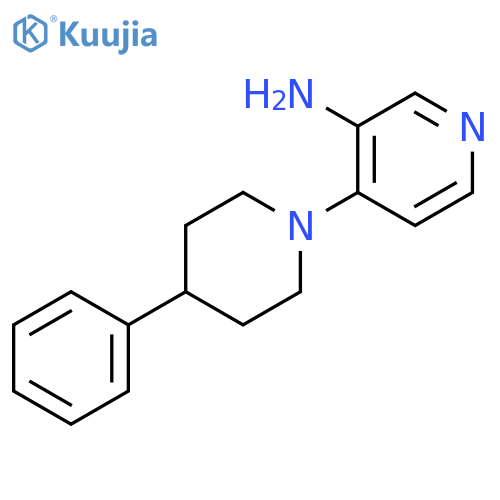3-Pyridinamine,4-(4-phenyl-1-piperidinyl)- structure