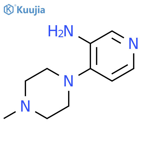 4-(4-methylpiperazin-1-yl)pyridin-3-amine structure