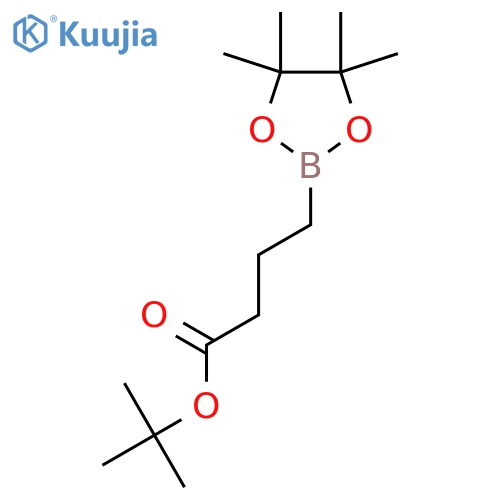Tert-butyl 4-(4,4,5,5-tetramethyl-1,3,2-dioxaborolan-2-yl)butanoate structure