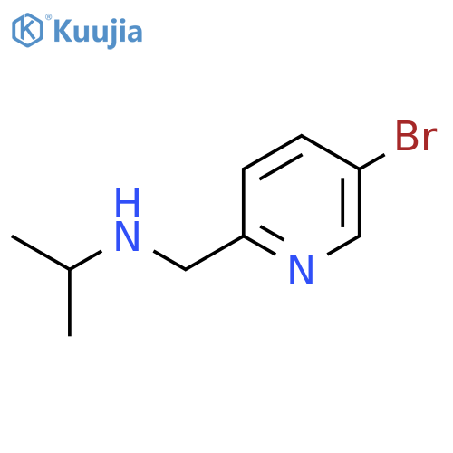 [(5-Bromopyridin-2-yl)methyl](propan-2-yl)amine structure
