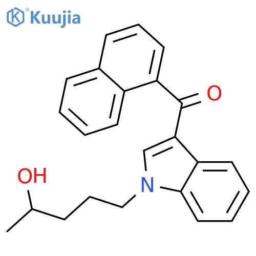 {1-[(4s)-4-hydroxypentyl]-1h-indol-3-yl}(1-naphthyl)methanone structure