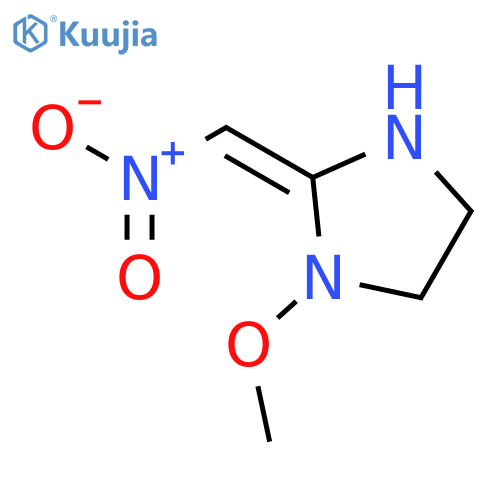 Imidazolidine, 1-methoxy-2-(nitromethylene)- structure