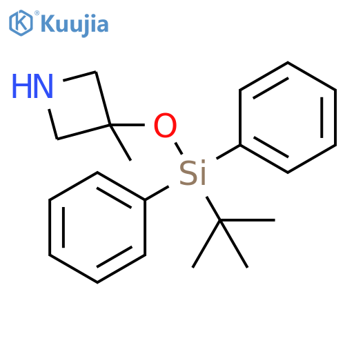 3-[(tert-butyldiphenylsilyl)oxy]-3-methylazetidine structure
