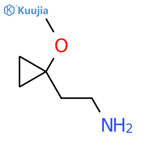 2-(1-methoxycyclopropyl)ethan-1-amine structure