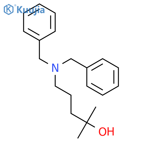 5-(Dibenzylamino)-2-methyl-2-pentanol structure