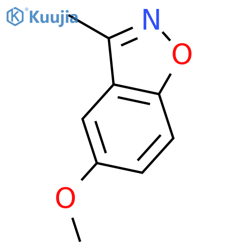 1,2-Benzisoxazole,5-methoxy-3-methyl- structure