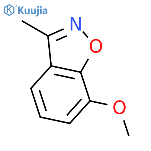 1,2-Benzisoxazole,7-methoxy-3-methyl- structure