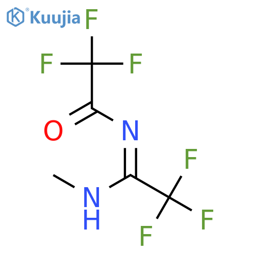 Acetamide, 2,2,2-trifluoro-N-[2,2,2-trifluoro-1-(methylamino)ethylidene]- structure
