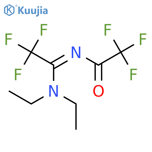 Acetamide, N-[1-(diethylamino)-2,2,2-trifluoroethylidene]-2,2,2-trifluoro- structure
