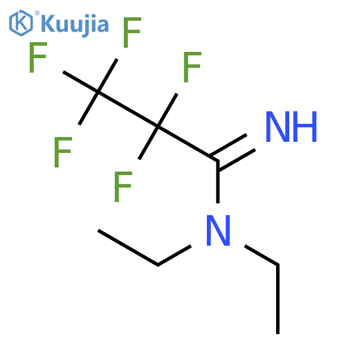 Propanimidamide, N,N-diethyl-2,2,3,3,3-pentafluoro- structure