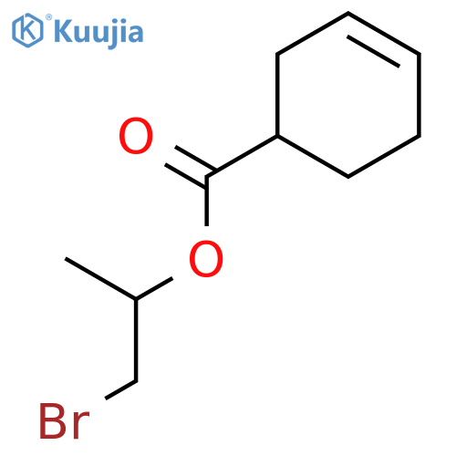 3-Cyclohexene-1-carboxylic acid, 2-bromo-1-methylethyl ester structure