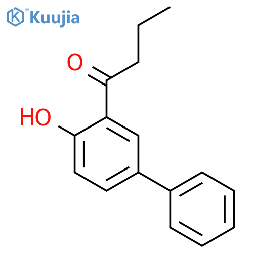 1-(2-hydroxy-5-phenylphenyl)butan-1-one structure