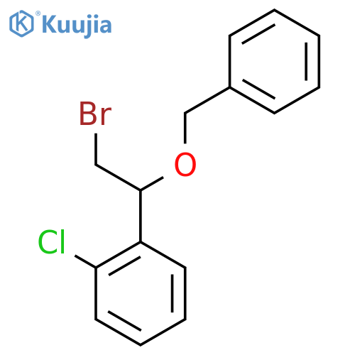 1-1-(benzyloxy)-2-bromoethyl-2-chlorobenzene structure